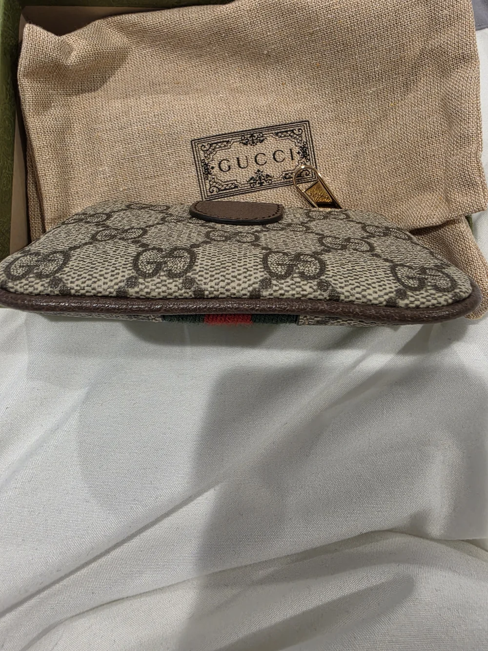 Authentic GUCCI Wallet With Chain